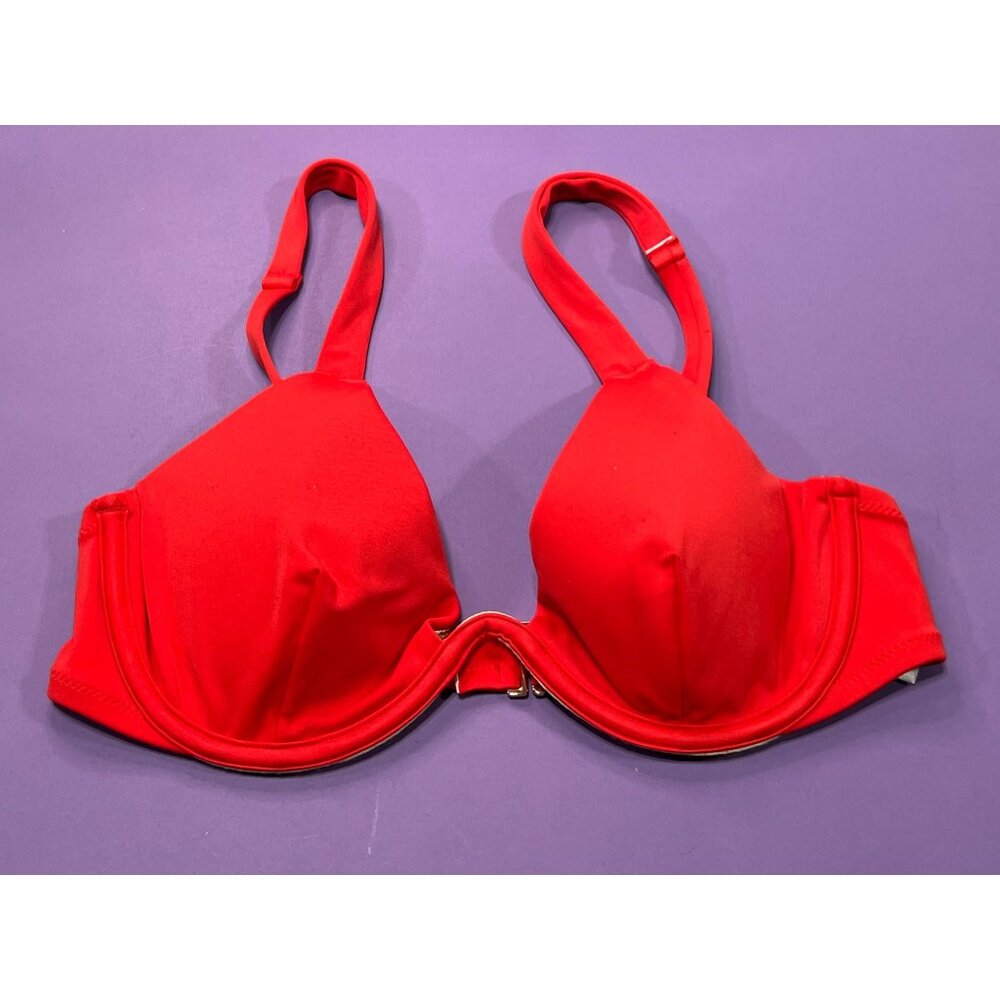 Shade & Shore - Women's Bikini Bottom - Red - 34D Cup